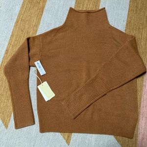 Luxe Cashmere Wilfred Mockneck sweater